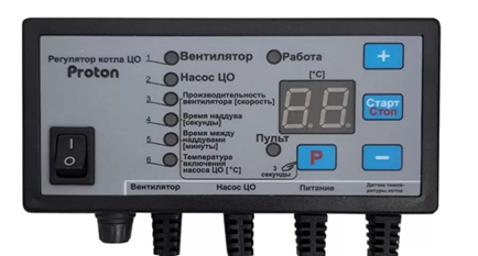 Регулятор температуры, микропроцессорный, PROTON БЕЗ управления насосом 406 RU