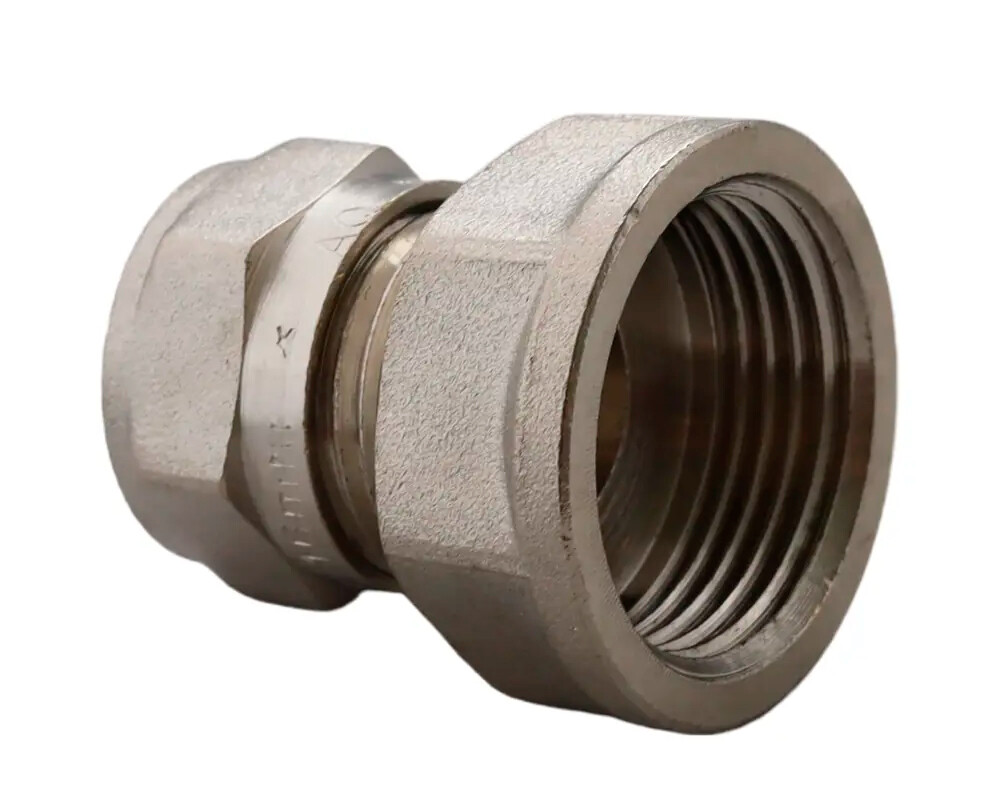Переходник металлопластик цанга/гайка S16*1/2 F(вн) (AQUALINK АК)